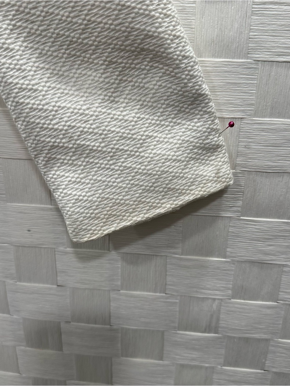 Vintage Jones New York Ivory White Textured Blazer Jacket 14P Career Classic - Picture 9 of 9